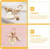 jojofuny Key Chain for Women Ladies 4 Pcs Pearl Shell Shape Key Ring Lovely Keychains for Girls Dree up Accessories...