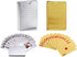 2 Pack Diamond Playing Cards Waterproof Gold Silver Foil Playing Cards Plastic Poker Cards High Flexible (Silver+Gold Diamond)...