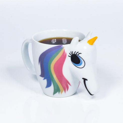 UK Unicorn Color Changing 10 oz Ceramic Coffee Mug...