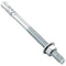 3/8x3" 10Pcs Inch Standard Fasteners for Heavy-Duty Zinc Wedge Anchors for Cement and Concrete...