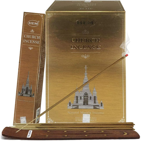 Church Incense Sticks and Incense Stick Holder Bundle Insence Insense Hem Incense Sticks...