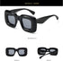 Cute Square Inflated Sunglasses for Women Men Chunky Candy Color Glasses Y2K Hip Hop Punk Shades...