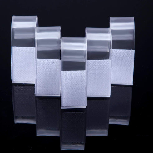 Boao 25 Pieces Table Skirting Clips SMC Model Plastic Tablecloth Clips for Table 1.5-2 Inch with Hook and Loop for Meeting Party Indoor Outdoor Ev...