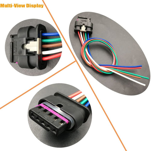 Allmost 68406157AA Rear Taillight Harness Connector Compatible with Jeep Renegade 2015-2022, Black...