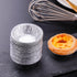 Kichvoe Egg Tart Molds 250pcs Disposable Mini Pie Pans Aluminum Foil Baking Pan Round Nonstick Dessert Cups Bakeware for Cupcake-2.7Inch...