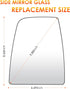Driver Left Side Mirror Glass Replacement Compatible with 2015 2016 2017 2018 2019 Ford Transit T150, T250, T350 Heated Mirror Glass Replace CK4Z1...