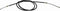 Dorman C94490 Rear Passenger Side Parking Brake Cable Compatible with Select Ford Models...