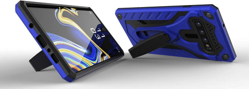 Kitoo Designed for Samsung Galaxy S10 Case with Kickstand, Military Grade 12ft. Drop Tested - Blue...