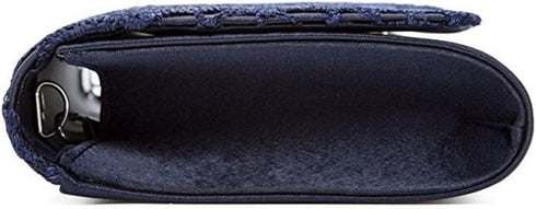 Women's Elegant Floral Lace Evening Party Clutch Bags Bridal Wedding Purse Handbag...