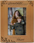 A Grandchild is Someone Who Reaches For Your Hand But Touches Your Heart, Engraved Wood Frame Fits 4x6 Vertical Portrait, First Time Grandparents,...