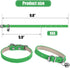 XXS Dog Collar Teacup Dog Collar, Green Dog Collar, Teacup Dog Collar for Small Dogs Cats,Green, 3/8 inch Width...