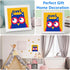 ZRIZQ Paint by Numbers for Adults Beginner Kids Ages 6-8-12 with Wooden Frame,Easy Paint by Numbers for Gift Home Decoration 8x8 Inch(Owl)...