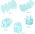 Lucky Monet 25/50/100PCS Love Heart Laser Cut Wedding Candy Gift Box Chocolate Box for Wedding Favor Birthday Party Bridal Shower with Ribbon (50p...