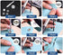 350 Pieces Canvas Snap Kit, BetterJonny Stainless Steel Screws Snaps Marine Grade Canvas Upholstery Boat Snaps Fastener Press Stud Cap with 3 Sett...