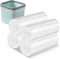 0.5 Gallon Mini Trash Bags Small Garbage Bags, 11.8 x 11.8 Inches, Fit 2 Liter Mini Trash Can, 4 Rolls, 200 Count, Clear...