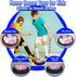 VNVDFLM Hover Soccer Ball Toys for Boys, LED Light Soccer Balls with Soft Foam Bumpers?, Indoor Outdoor Air Floating Hover Ball Football Game Kids...