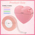 Rolybag 4 Colors Eyelash Extension Tape Breathable Eyelash Tape with Heart Shaped Tape Cutter Adhesive Non Woven Eyelash Tape Ladies Makeup Eyelas...