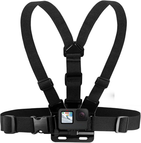 ACUVAR Chest Mount Strap Harness Chesty Body Mount Compatible with GoPro Hero 12, 11, 10, 9, 8, 7, 6, 5, 4, Session, 3+, 3, 2, 1, Max, Hero (2018)...
