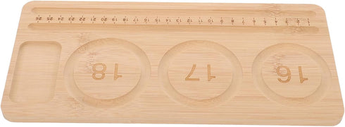 EXCEART Bead Board Beads Bracelets Jewelry Design Board Tray Bead Design Trays Bead Board Bracelet Beading Board Tray Jewelry DIY Beading Board Wo...