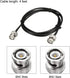 uxcell BNC Male to Male Coaxial Jumper Cable 50 ohm 4 feet RG174...