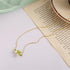 Caiyao Lily of the Valley Rose Flower Leaf Necklace Drop Dangle Earring Bracelet Set for Women Mom Friend Mother Vintage Tassel Chain Necklace Bri...