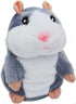Talking Hamster Repeats What You Say Mimicry Pet Toy Plush Buddy Mouse with Interactive Function, Gift for Kids Birthday and Parties (Gray)...