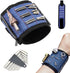 5 rows of 15 powerful magnet tool accessories, magnetic wristband for tools, Holding Screws Wrist Magnet Tool gift for men, adsorbing screws, nail...