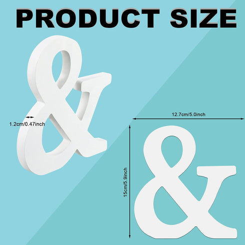 Christmas Wooden Letters Large Wood Alphabets 5.9 Inch White DIY Capital Letter Decors for Home Wall Party Crafts Education Projects Making Suppli...