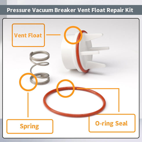 800M4 Vent Float Disk Assembly Repair Kit Replacment for Watts 1" 800QT Backflow Valve 0887715 887715 RK 800M4-FR-V1...