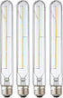 Leools T10 Led Long Bulbs,4W Dimmable Tubular Bulb,40 Watt Equivalent,E26 Edison Style Vintage LED Filament Light Bulb,2700K Warm White,8.9in(225m...