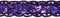 Thea Sequin Braid Cord Trim, 1/2-Inch Versatile Sequins for Crafts, Durable for Costumes or Party Decorations, 20-Yard Cut, Purple...