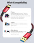 SUNGUY USB C Cable 3FT, 10Gbps USB C 3.1 Gen2 USB A to C Data Cable 3A Fast Charging Compatible with iPhone 15/15 Pro Max, Samsung Galaxy S23 S22 ...