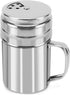 Accmor 5oz Salt and Pepper Shakers with Adjustable Pour Holes, Stainless Steel Dredge Shaker, Seasoning Spice Shakers for Salt Pepper Cinnamon Sug...