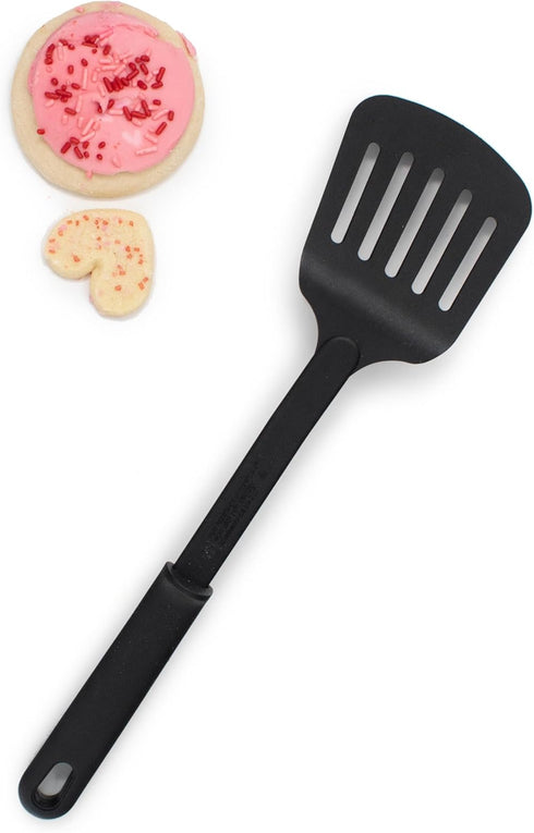 Norpro Nylon Nonstick 13-Inch Slotted Spatula, Black...