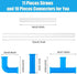 DIY Crazy Straws Make Your Own Straw, 30 PCS Build A Straws Kit DIY Pip Straws Connectors Reusable Silly Straws Crazy Funy Straws Great for Birthd...