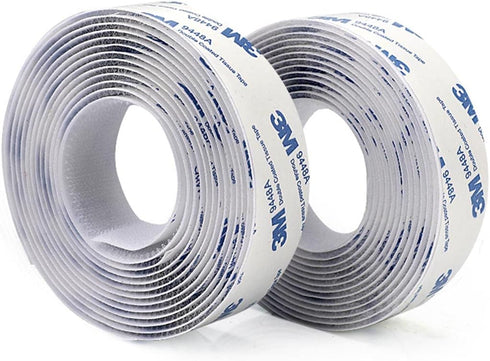 3M Hook and Loop Double Sided Tape, Self Sticky Adhesive Tape, Interlocking Tape Sewing Fasteners for Window Fixing, Photo Frames, Mosquito Net, C...