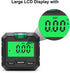 Hancaner Digital Angle Finder with LCD Display, Digital Electronic Level and Angle Gauge with Bubble Level and Magnetic Base, Digital Inclinometer...