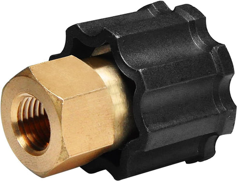 YAMATIC Pressure Washer Adapter, M22-14mm Female Thread to 1/4 Inch Female NPT Fitting, Power Washer Connector, 5000 PSI...