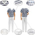 E-TING 6-Item Fantastic Pack = 3 Sets Fashion Casual Wear Clothes Outfit + 3 Pairs Shoes for 12 Inch boy Doll Clothes Random Style...
