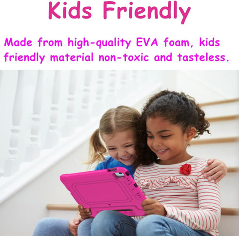 Kids Case for 10.9 inch iPad Air 5th/4th Generation, iPad Pro 11 3rd/2nd/1st Generation with Built-in Screen Protector, Shockproof Lightweight Han...