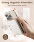 Magnetic Power Bank, 10000mAh Wireless Portable Charger, 20W Mag-Safe Battery Bank with Stand & USB-C Fast Charging, for Magsafe Battery Pack LED ...