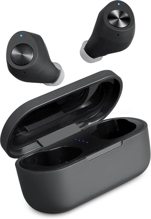 Dartwood Wireless Earbuds - True Wireless Bluetooth Earbuds with Touch Controls and Charging Case (Black)...