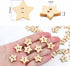 200pcs Wooden Star Buttons with 2 Holes Rustic Sewing Buttons Lovely Mini Wood Button for Costume Design Clothes Scrapbooking Art Crafts DIY Decor...