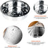 Secura Stainless Steel 6-quart Electric Pressure Cooker Steam Rack Steamer Basket Insert Set...