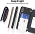 GOOSPERY Magnetic Secure Bumper Compatible with iPhone Xs / X Case, Card Holder Wallet Case, Easy Magnet Auto Closure Dual Layer Protection, Navy...