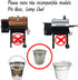Murong Smoker Bucket Liner for Catching Grease,Disposable Aluminum Foil Lining Compatible with Various Wood Pellet BBQ Grill Drip Grease Buckets 4...