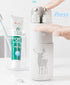 Travel Cups, Toothbrush Cup, Portable Travel Toothbrush Cases, 2 x 45 ml Pump Bottle Soap Dispenser, Mirror, Comb for Camping Business Travel (Gre...