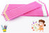 25pcs Checking Pencils advertising pencil Erasable Pencils Pre-Sharpened #2 HB with Eraser including a Free sharpener (Pink)...