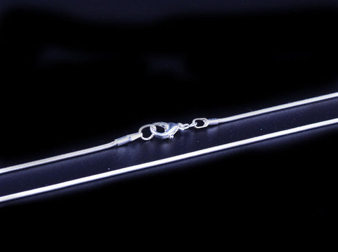 24pcs Chains for Jewelry Making 20 Inch 925 Sterling Silver Plated 1.2mm DIY Snake Chain Bulk Link Necklace with Lobster Clasps...