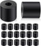 Rubber Spacer 1 Inch OD x 3/8 Inch ID x 1 Inch Thickness Rubber Bushing Round Thick Washers Spacers Anti Vibration Neoprene Rubber Cylinder with H...